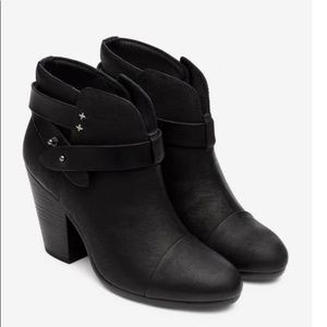 rag&bone harrow black booties!